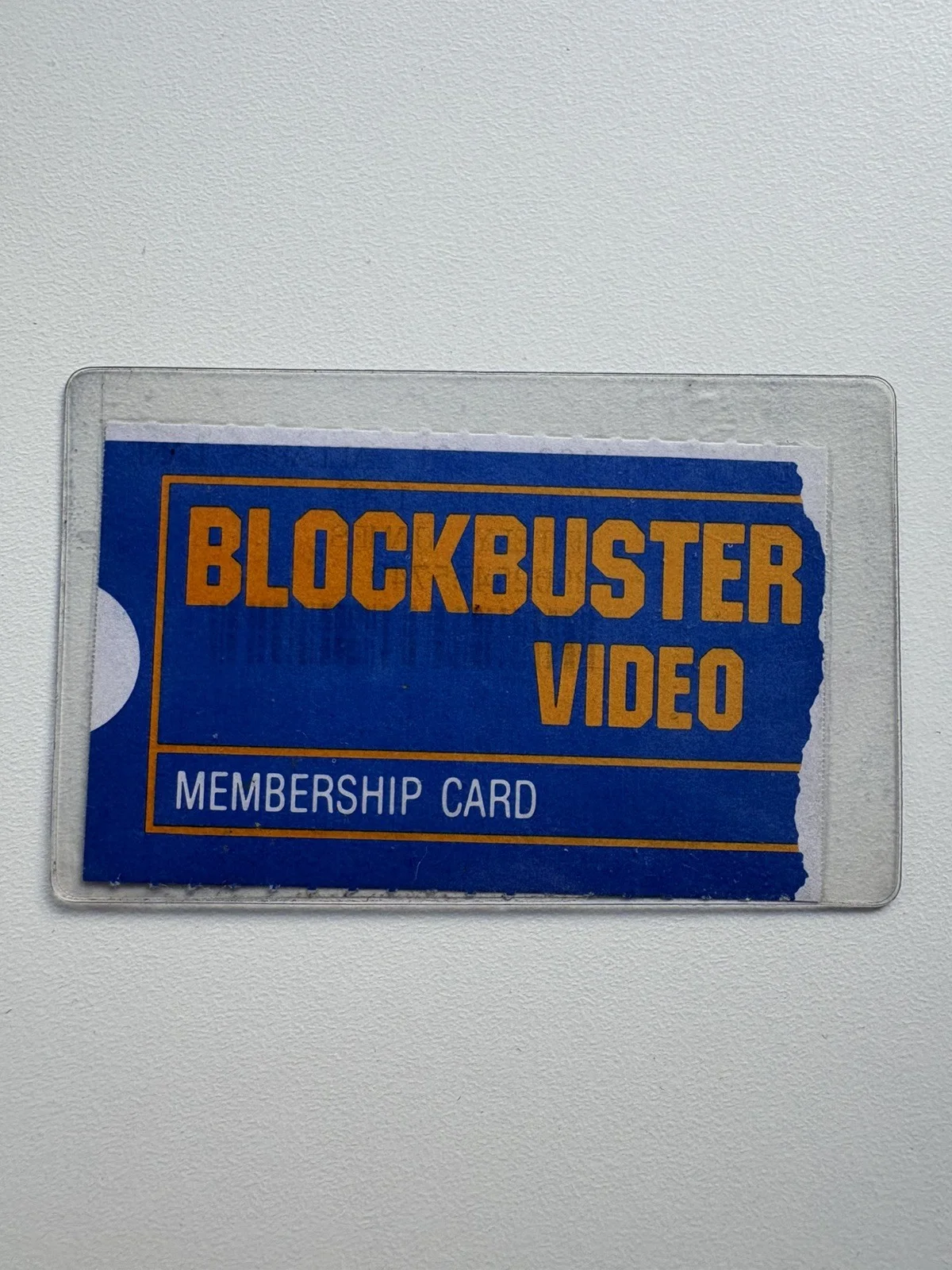 Original UK Vintage Blockbuster Video Membership Card. Issued In North London., изображение 2