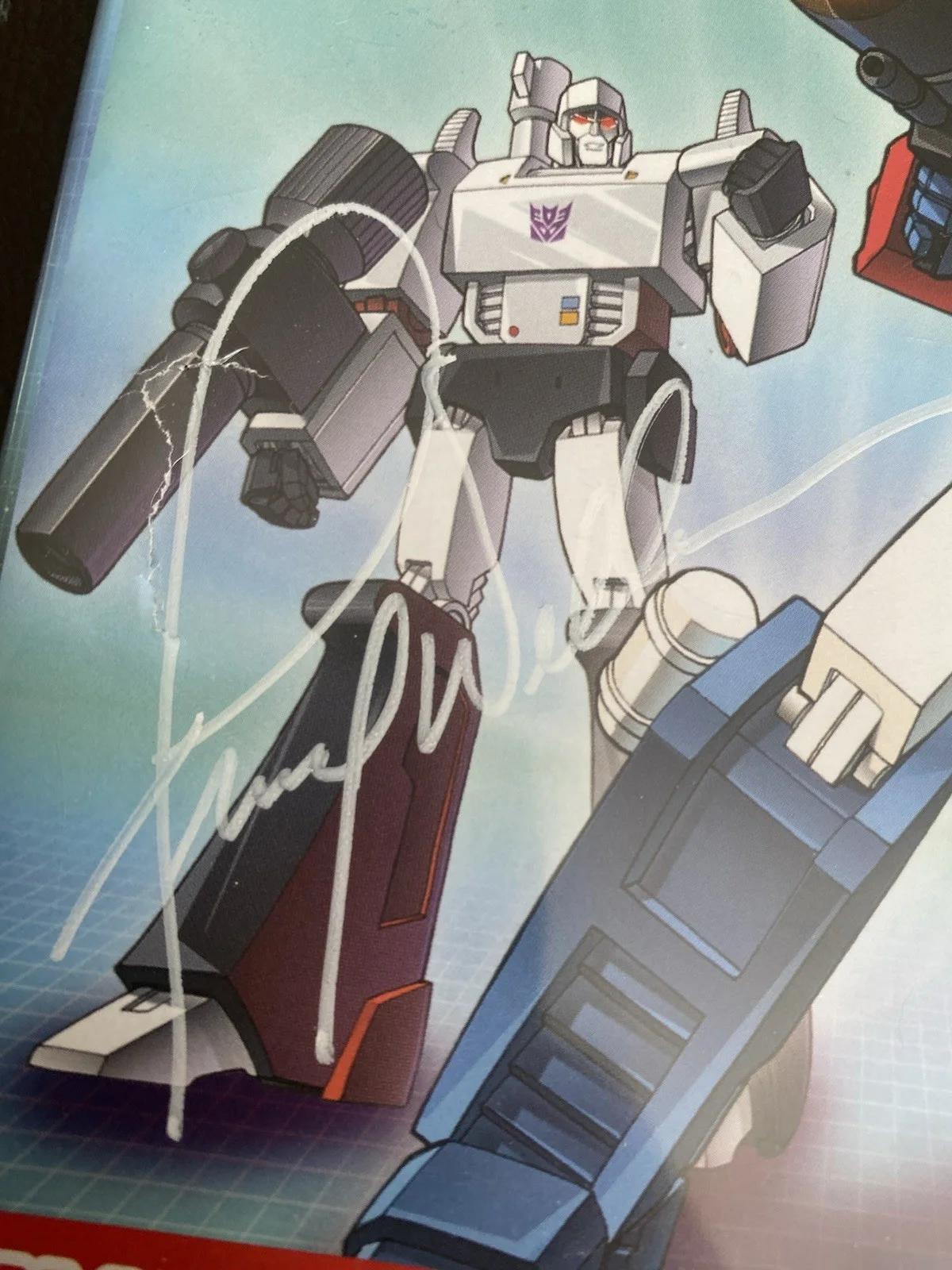 Frank Welker — Signed FRANK WELKER Megatron Transformers More That Meets The Eye DVD Cover, image 3