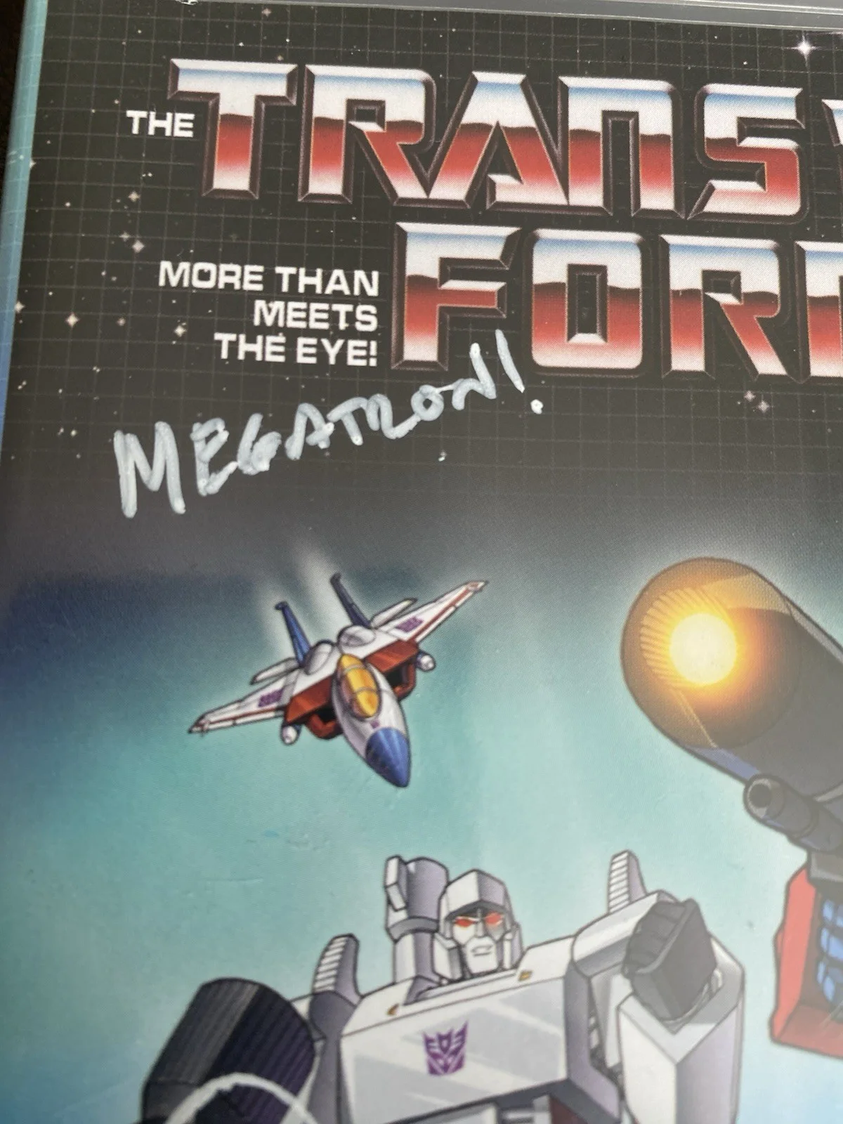 Frank Welker — Signed FRANK WELKER Megatron Transformers More That Meets The Eye DVD Cover, image 4