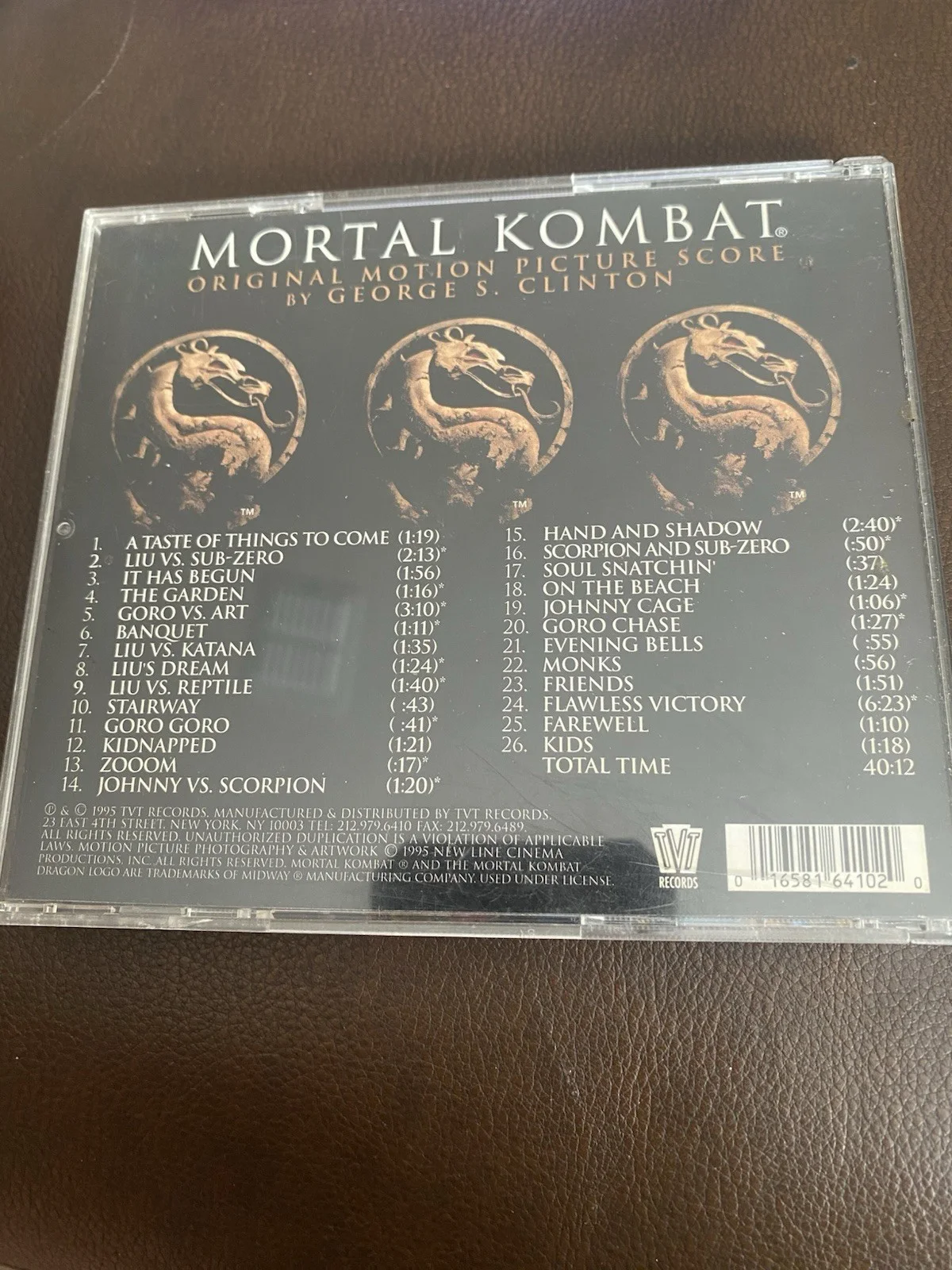 Mortal Kombat Soundtrack Cd Signed By Christopher Lambert 2026 Rare, image 5