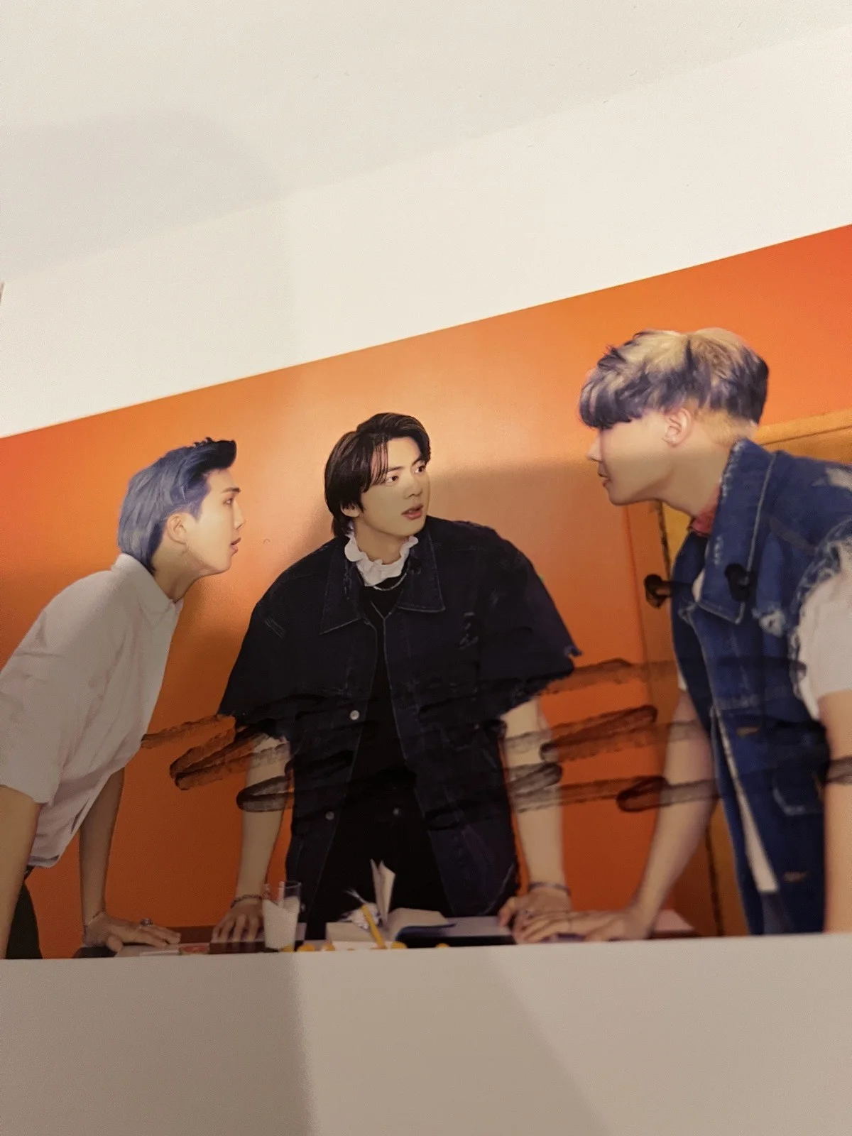 BTS RAP MONSTER Fan Sign Event 🧨 BTS: K-Pop Rare Autographed Hand Signed CARD, изображение 3