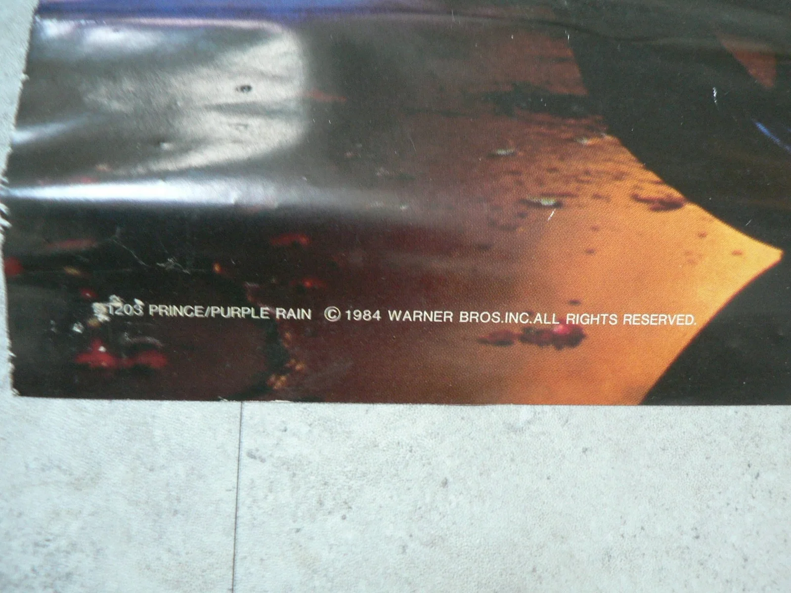 Prince Purple Rain Poster 1984 Used Movie Original, изображение 3