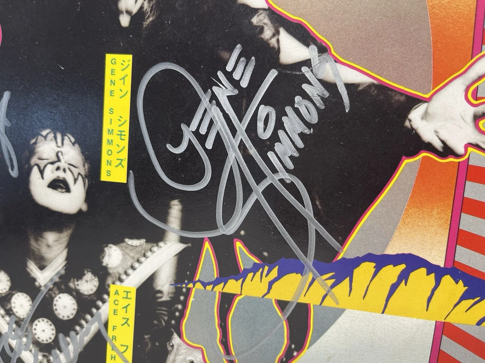 KISS Hotter Than Hell Signed Vinyl LP Album 1974 Autographed Original 4 Members, изображение 3