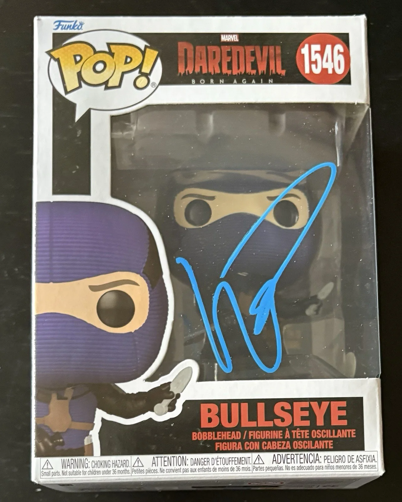 Wilson Bethel — Wilson Bethel (Bullseye Daredevil) Signed Funko Pop JSA COA CL06964