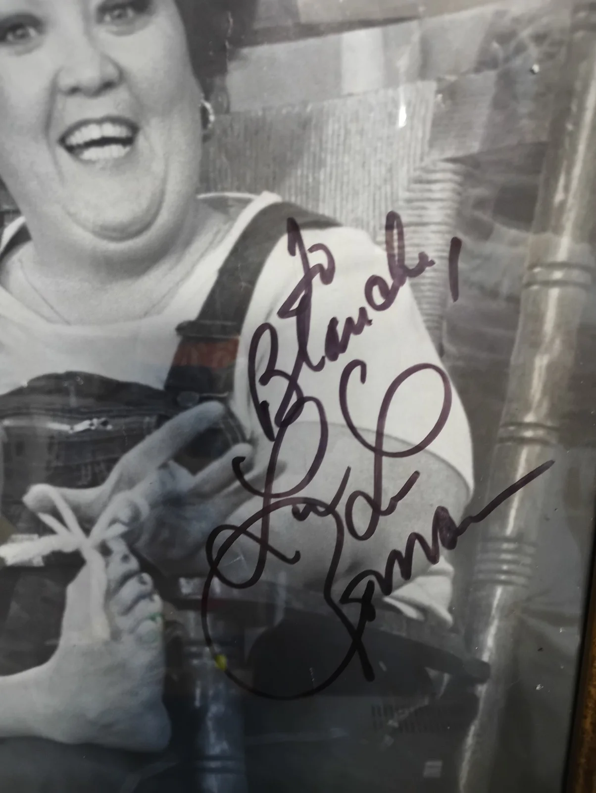 Autographed Photo Of Lu Lu Roman Known from Hee Haw , as Lu Lu ., изображение 2