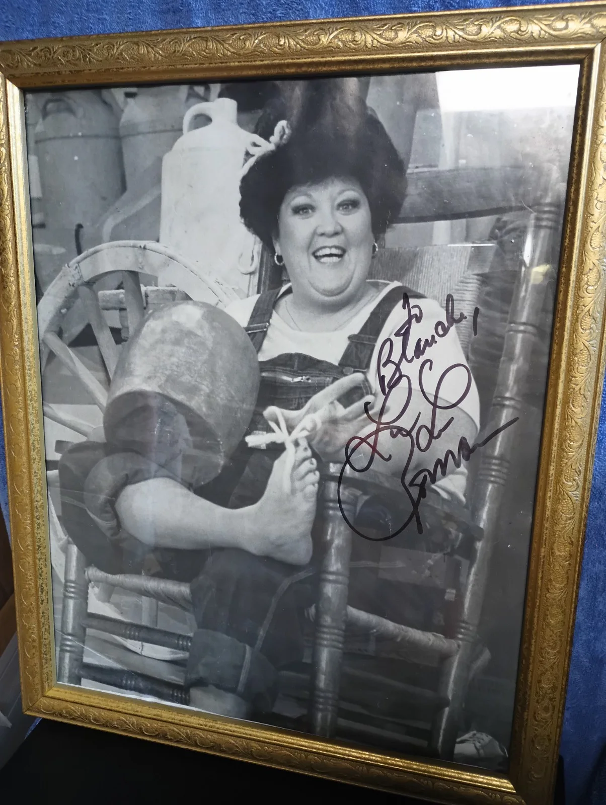 Autographed Photo Of Lu Lu Roman Known from Hee Haw , as Lu Lu ., изображение 3