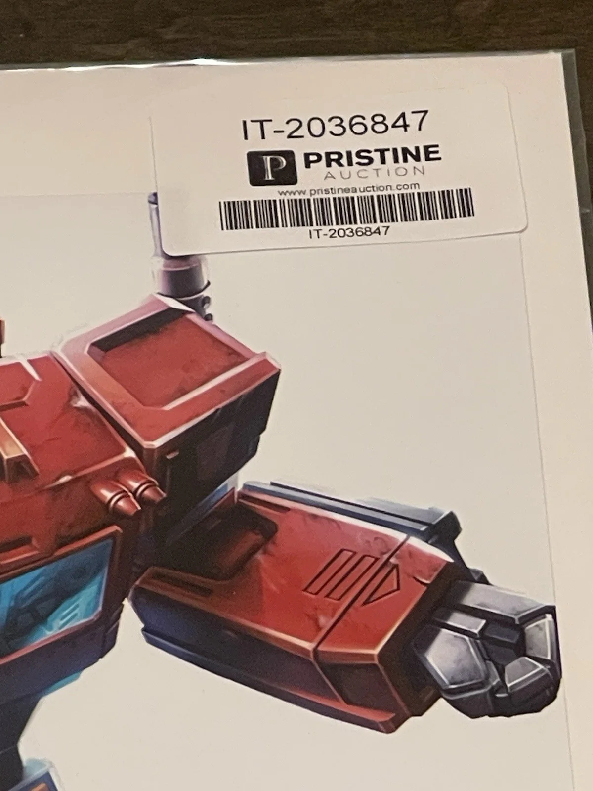 Peter Cullen — Peter Cullen Signed Transformers Optimus Prime 8x10 Photo JSA Authenticated, image 4