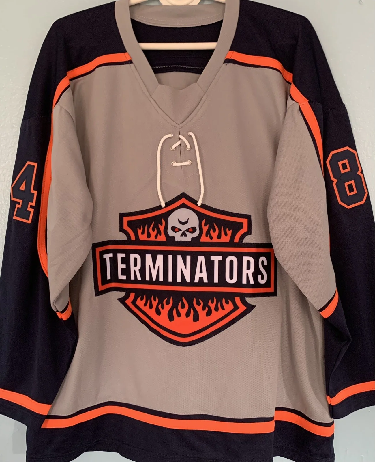 Michael Biehn — Michael Biehn Signed Autographed Kyle Reese Jersey The Terminator with JSA COA, image 5