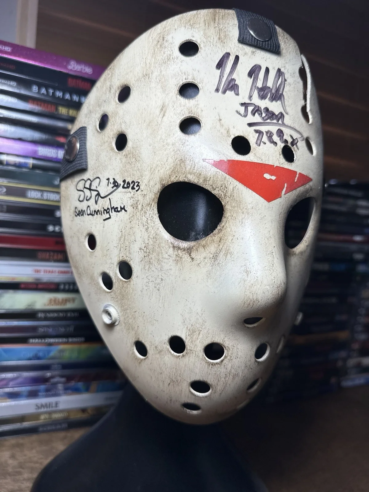 Kane Hodder — Kane Hodder And Sean Cunningham Signed Mask Friday the 13th Jason Voorhees, image 2