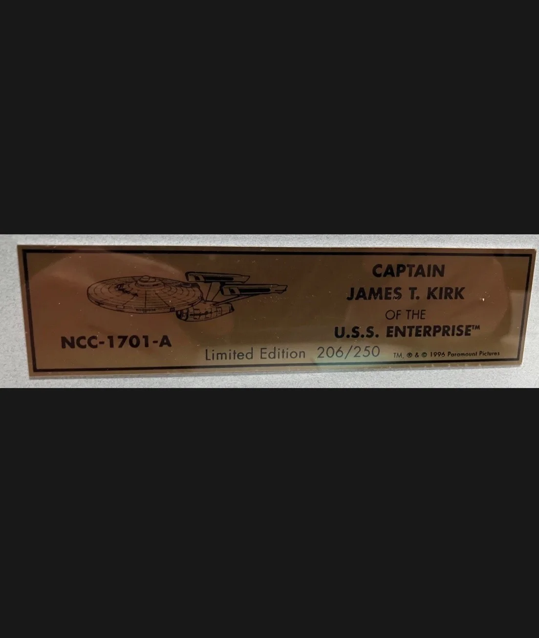 William Shatner Signed Star Trek Photo 206/250 Goldin COA, изображение 4
