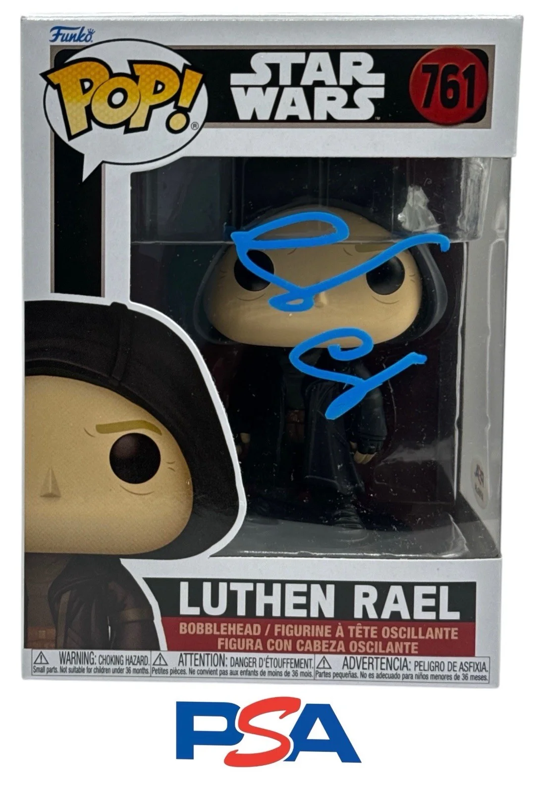 Stellan Skarsgard — Stellan Skarsgard Autograph Signed Star Wars Andor Luthen Rael Funko Pop PSA COA