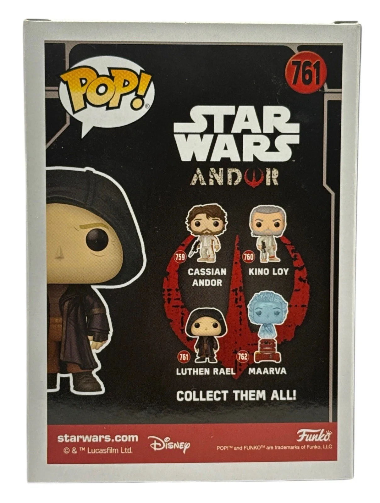 Stellan Skarsgard — Stellan Skarsgard Autograph Signed Star Wars Andor Luthen Rael Funko Pop PSA COA, изображение 2