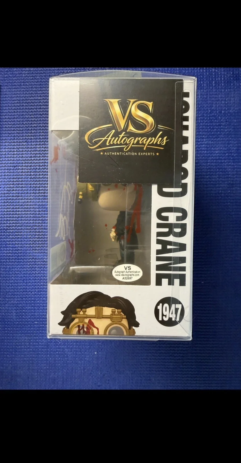 Johnny Depp — Johnny Depp hand Signed "Sleepy Hollow" Ichabod Crane Funko Pop#1947 W/COA, image 4