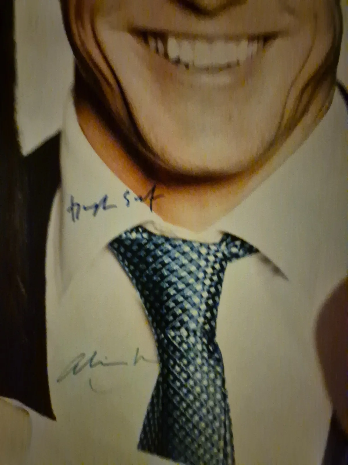 SEE BELOW — TWO WEEKS NOTICE-TEASER-CAST SIGNED MOVIE POSTER-w/COA ekim, изображение 5