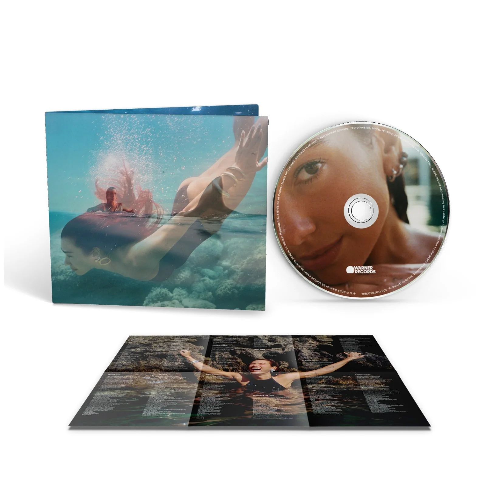 DUA LIPA SIGNED RADICAL OPTIMISM - AUTOGRAPH CD BOX SET / NAVY SHIRT M (SEALED), image 2