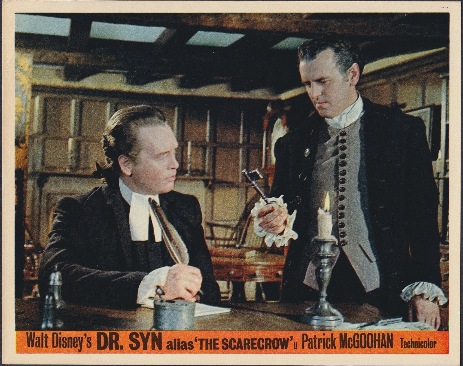 Dr Syn Alias The Scarecrow 8x ORIGINAL UK FOH Lobby Cards Disney McGoohan 1963, изображение 5