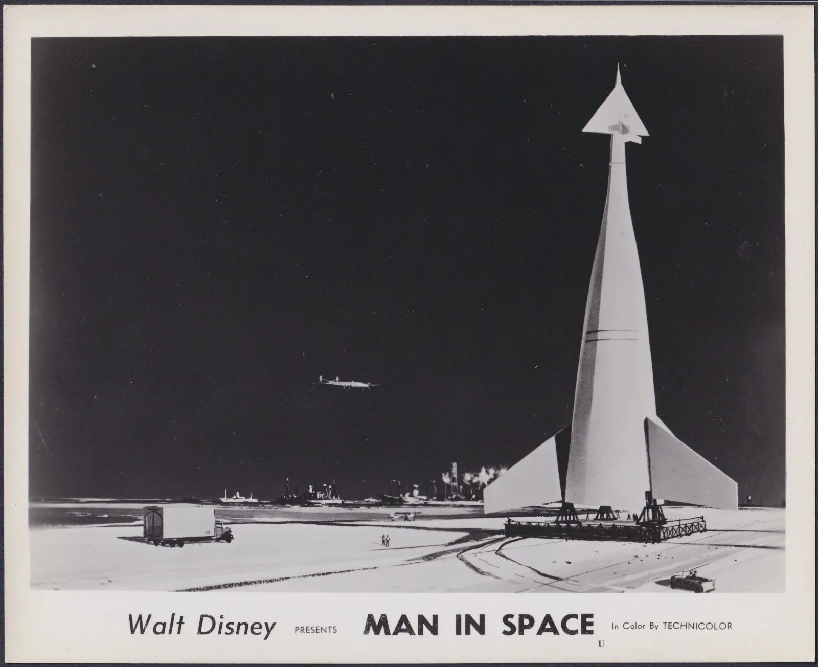 Man in Space 8x ORIGINAL UK FOH Lobby Cards Walt Disney Wernher von Braun 1955, изображение 5