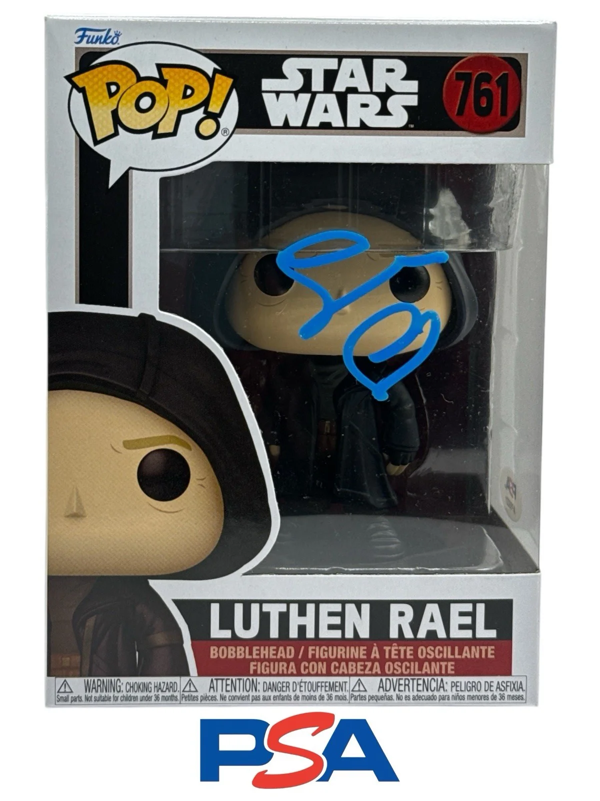 Stellan Skarsgard — Stellan Skarsgard Autograph Signed Star Wars Andor Luthen Rael Funko Pop PSA COA