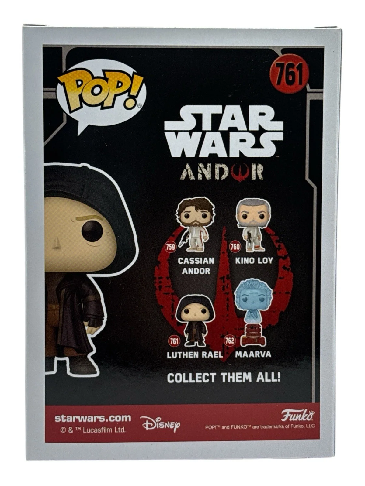 Stellan Skarsgard — Stellan Skarsgard Autograph Signed Star Wars Andor Luthen Rael Funko Pop PSA COA, изображение 2