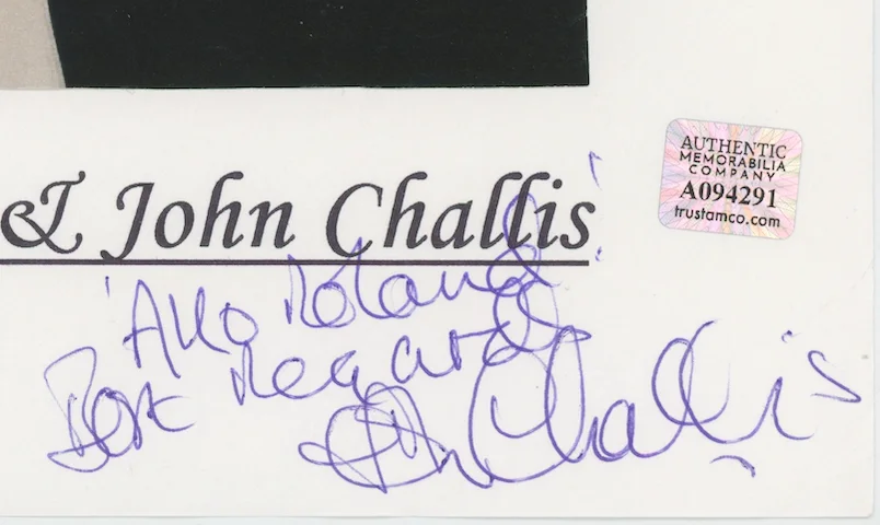 John Challis & Sue Holderness Autographed Signed Magazine Photo AMCo COA 28792, изображение 3