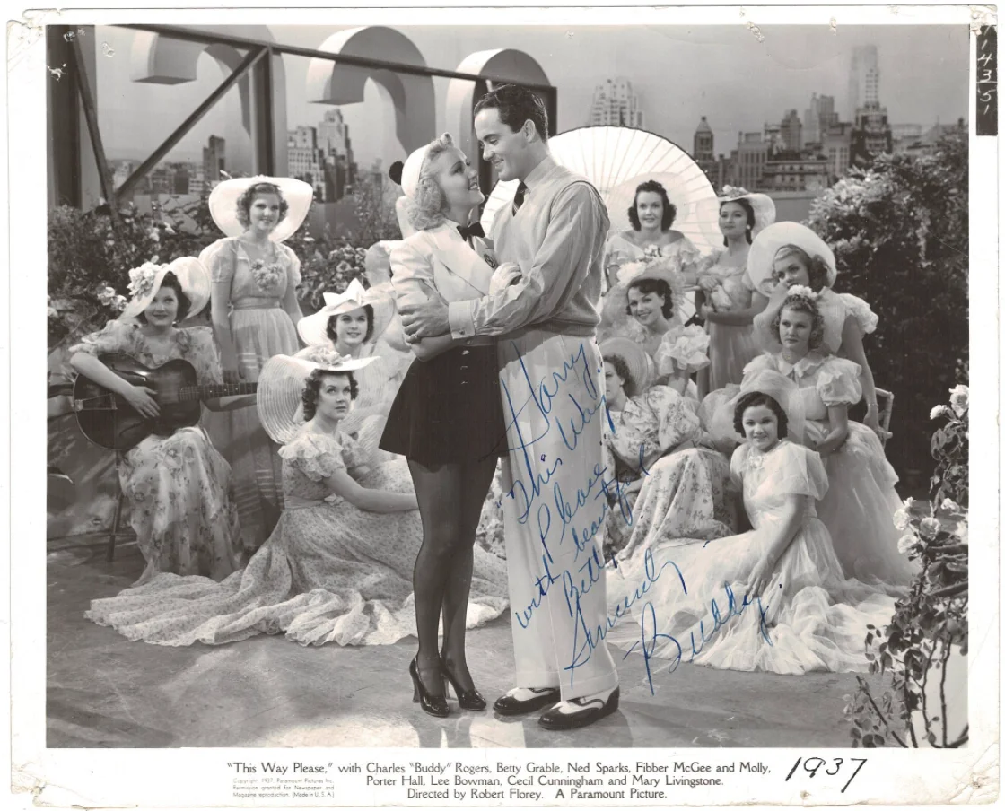 Charles Buddy Rogers — Charles "Buddy" Rogers signed autographed 8x10 photo AMCo COA 20195
