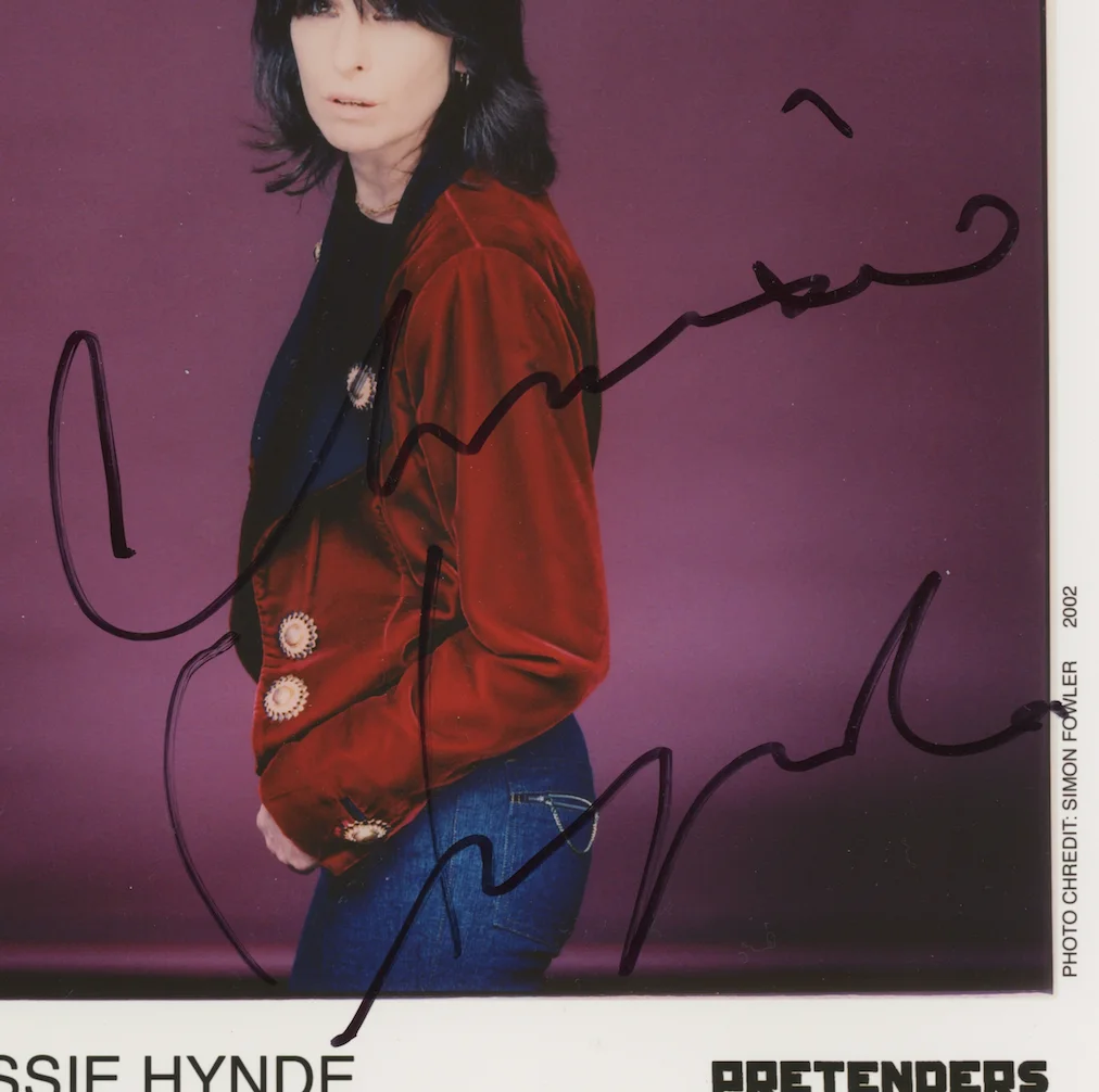 Chrissie Hynde Autographed Signed Original 8x10 Promo Photo AMCo COA 24691, изображение 2