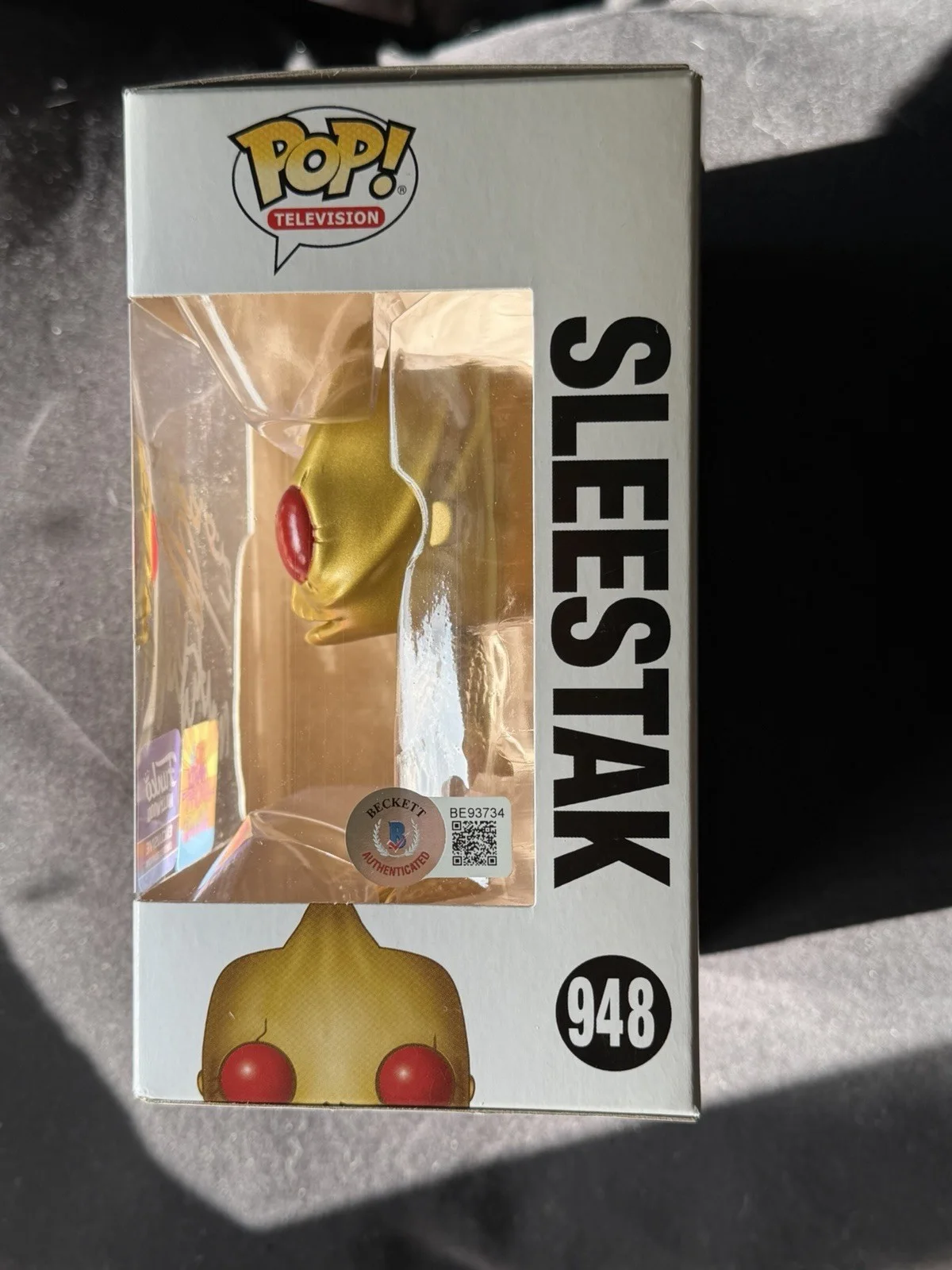Sid Krofft — Funko Signed HR Pufnstuf Sleestak Gold Hollywood Walk Fame Sid Marty Krofft COA, изображение 2