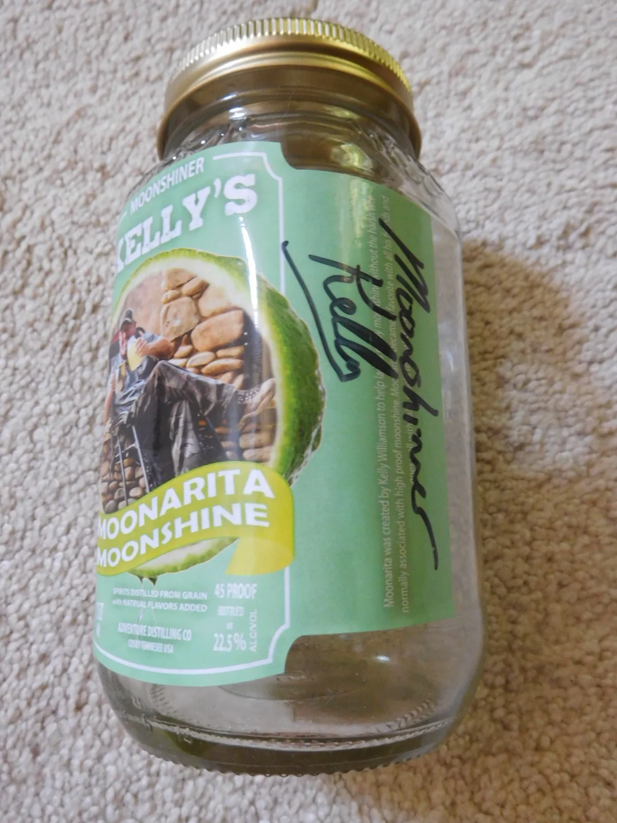 Alfredo The Cuban Cowboy — 2 RARE Moonshiners Master Distiller Signed Jars Mark & Digger Popcorn Sutton, image 2