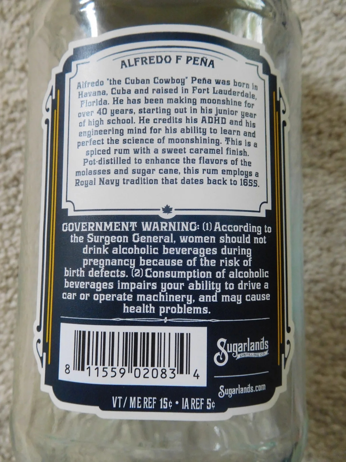 Alfredo The Cuban Cowboy — 2 RARE Moonshiners Master Distiller Signed Jars Mark & Digger Popcorn Sutton, image 3