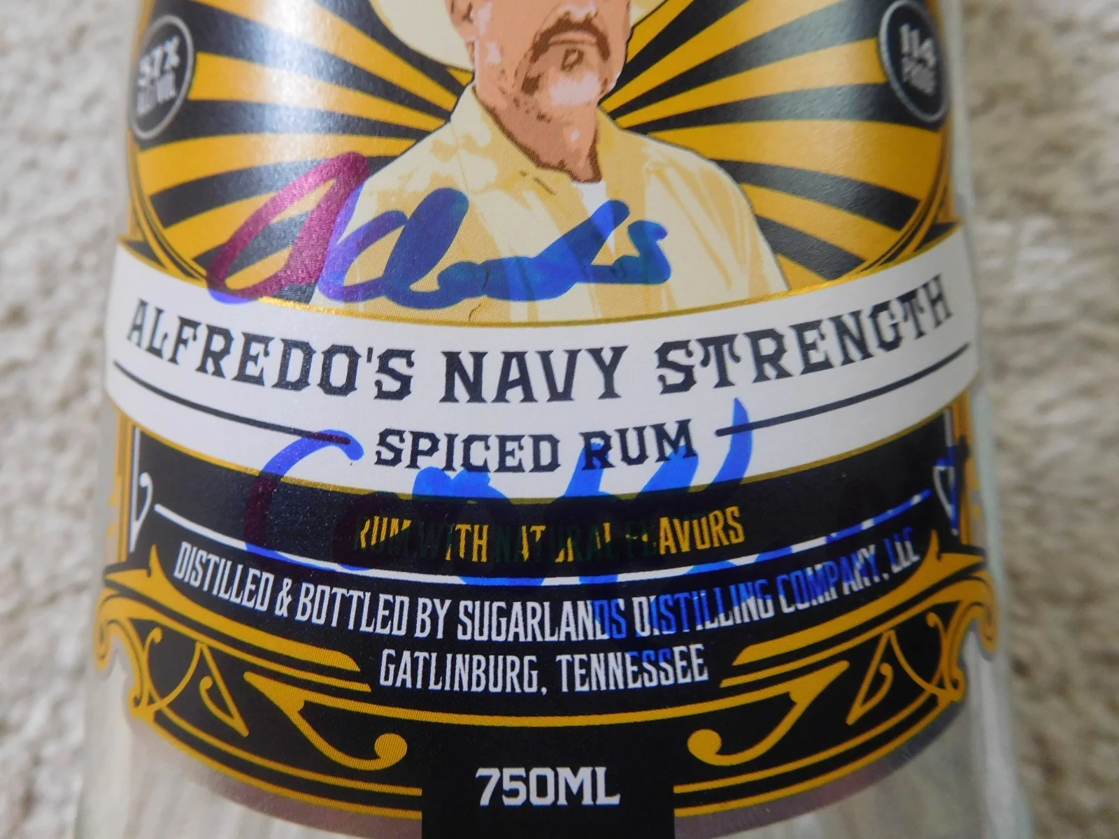 Alfredo The Cuban Cowboy — 2 RARE Moonshiners Master Distiller Signed Jars Mark & Digger Popcorn Sutton, image 5