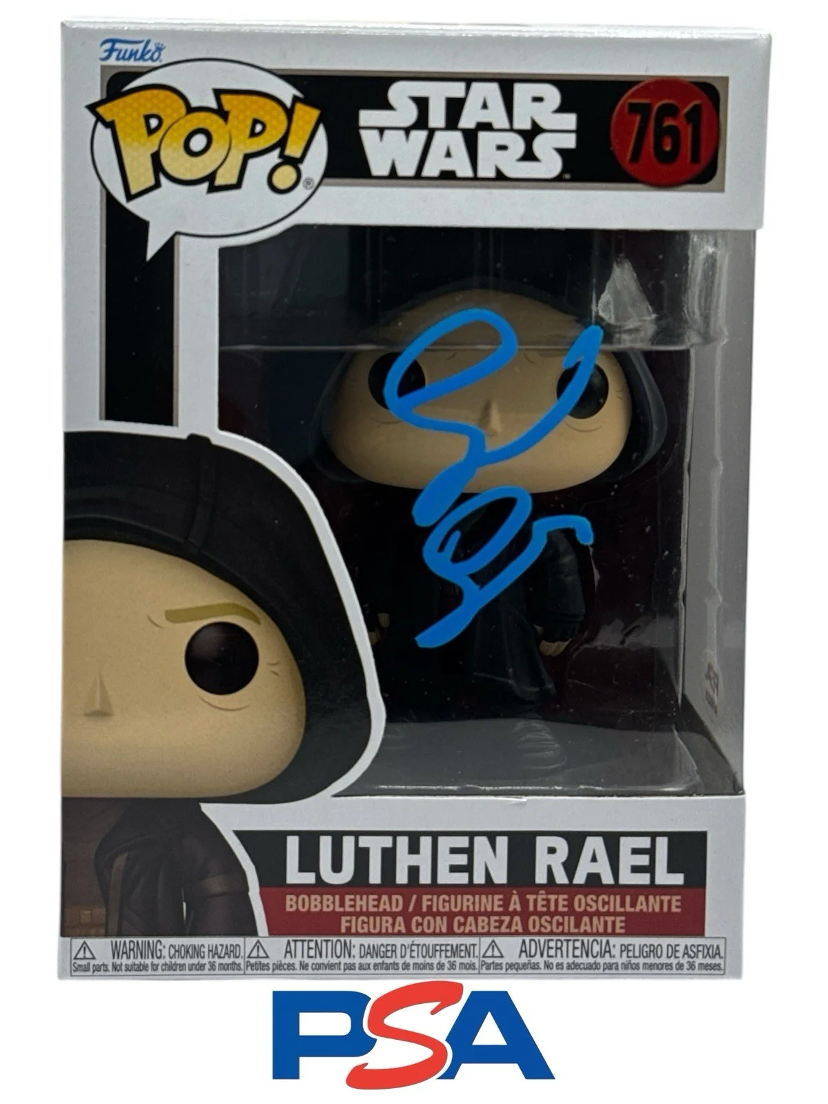 Stellan Skarsgard — Stellan Skarsgard Autograph Signed Star Wars Andor Luthen Rael Funko Pop PSA COA