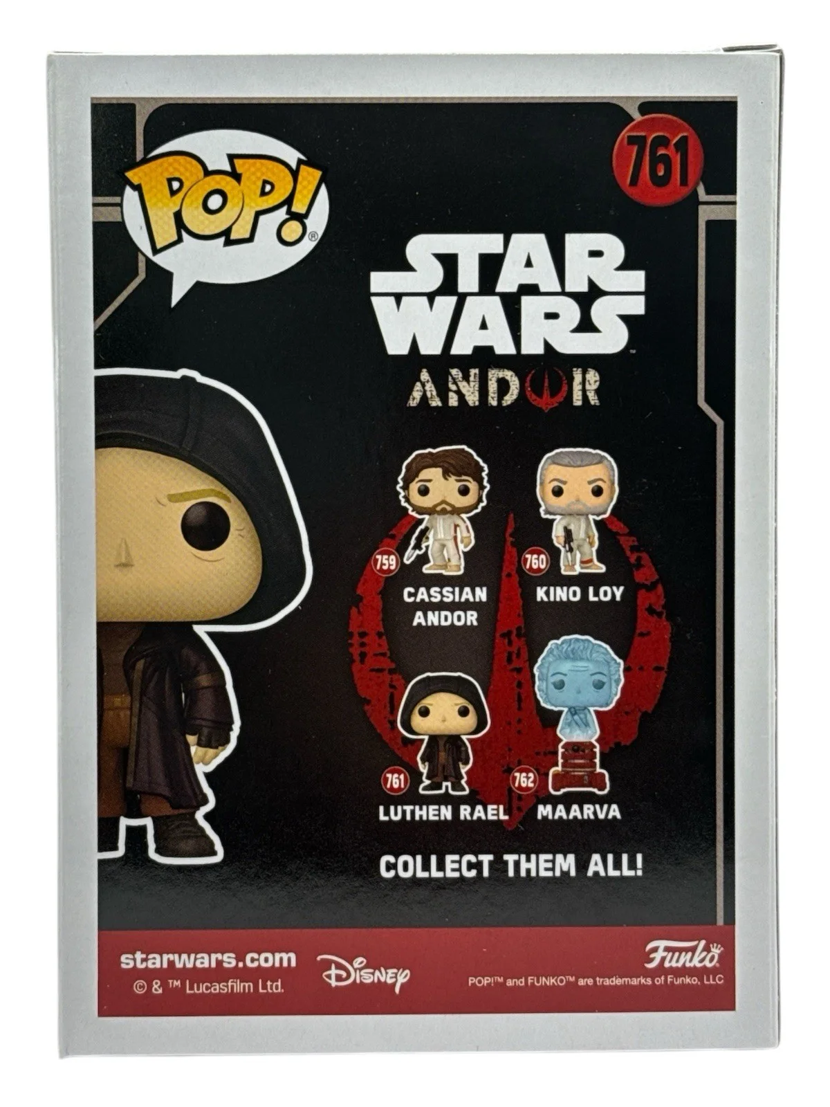 Stellan Skarsgard — Stellan Skarsgard Autograph Signed Star Wars Andor Luthen Rael Funko Pop PSA COA, изображение 2