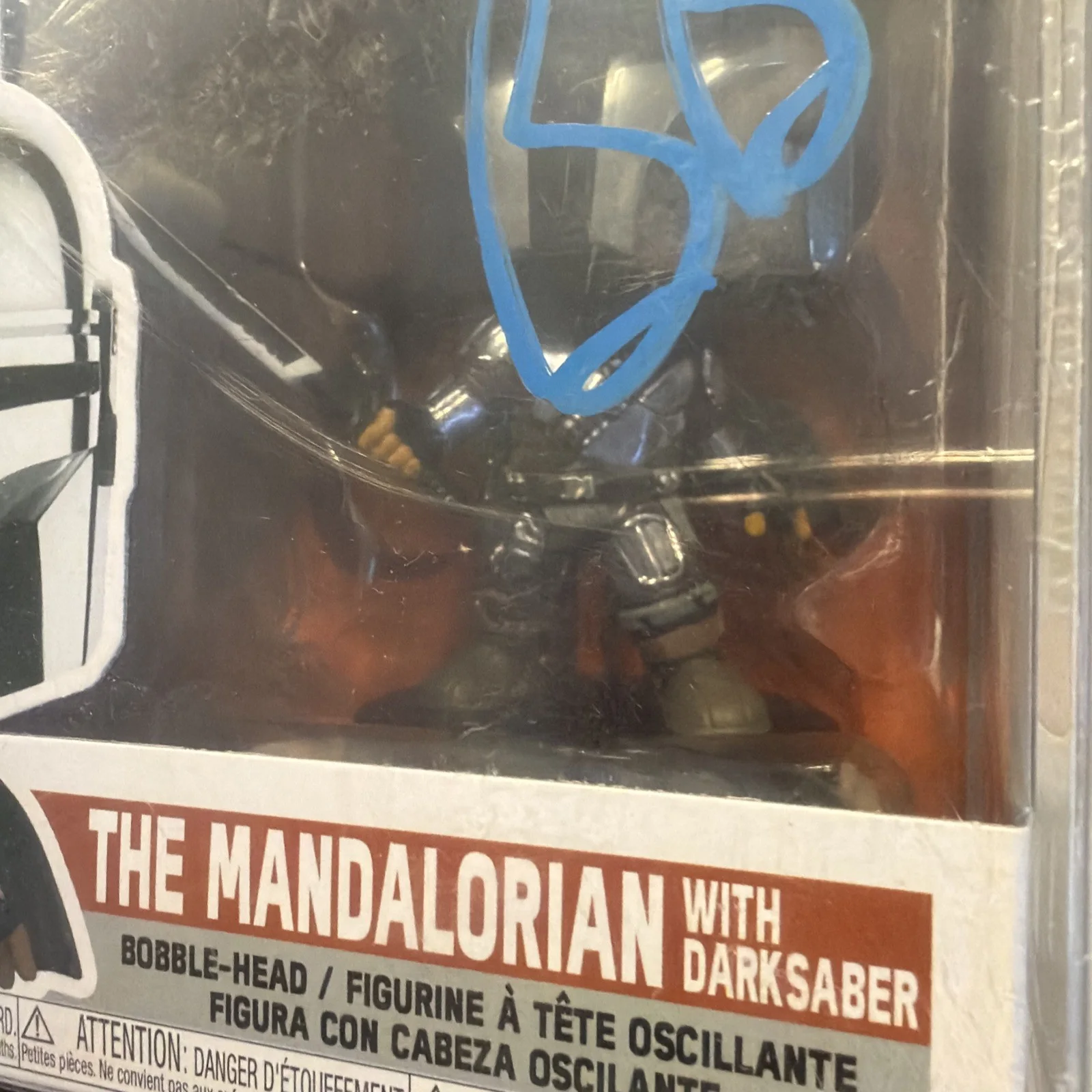Bill Burr — Bill Burr Signed Funko “The Mandalorian With Dark Saber” Rare!!!!, изображение 2