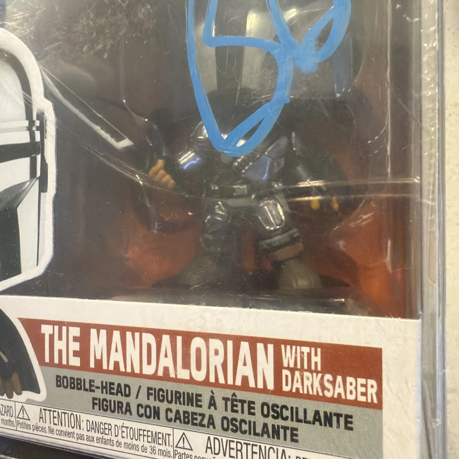 Bill Burr — Bill Burr Signed Funko “The Mandalorian With Dark Saber” Rare!!!!, изображение 3