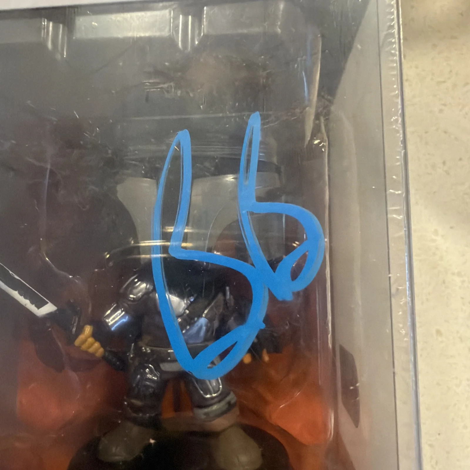 Bill Burr — Bill Burr Signed Funko “The Mandalorian With Dark Saber” Rare!!!!, изображение 4