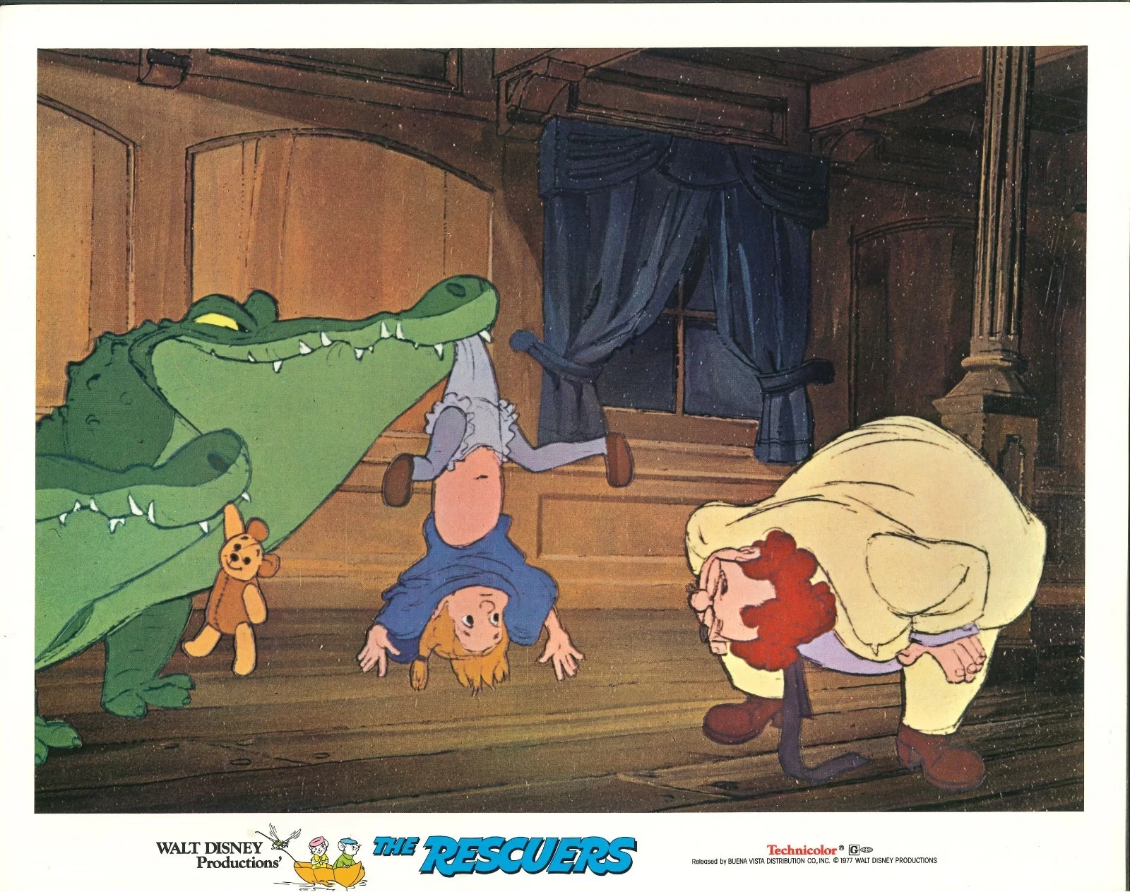 The Rescuers 5x ORIGINAL US Lobby Cards Disney 1977, image 4