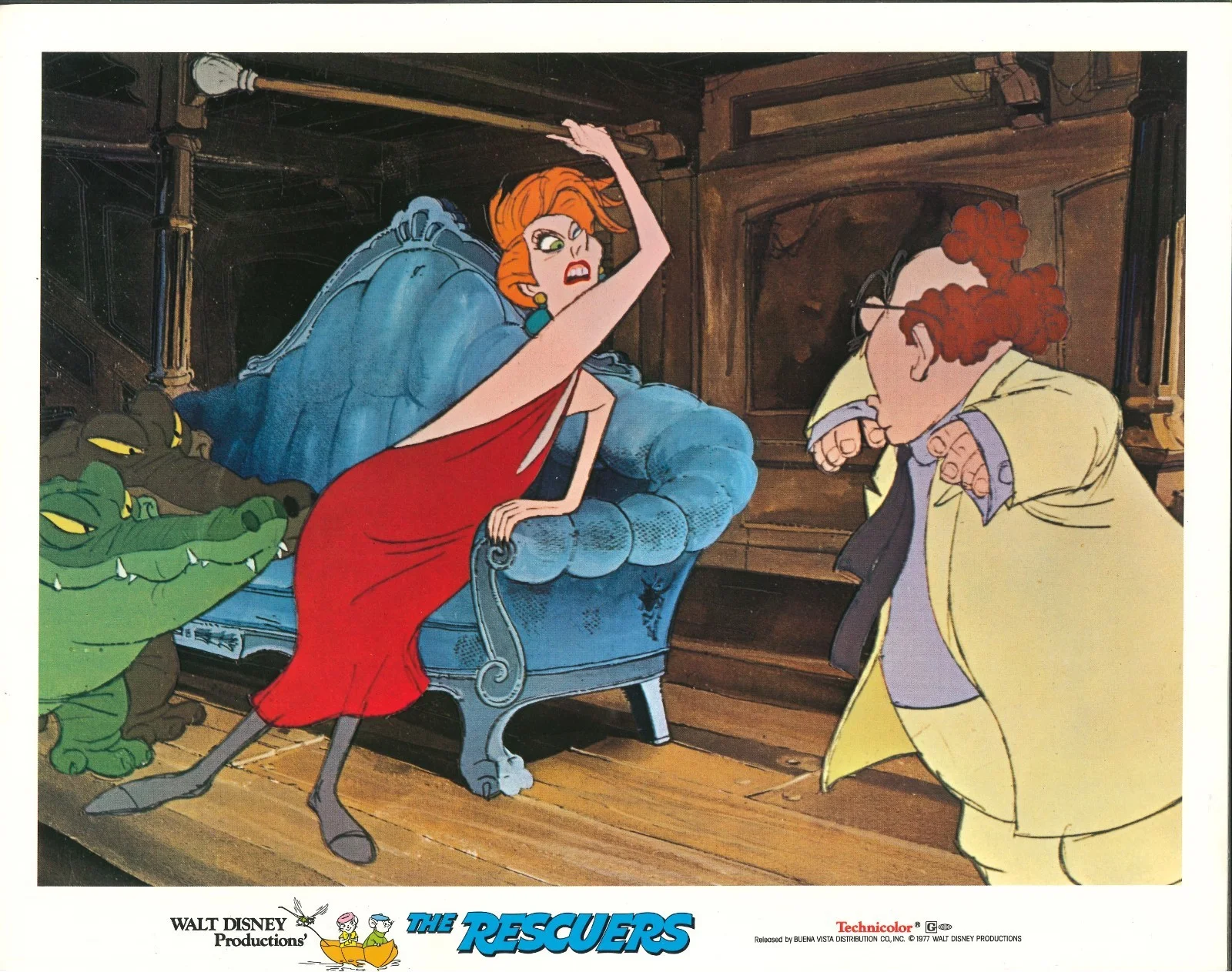 The Rescuers 5x ORIGINAL US Lobby Cards Disney 1977, image 5