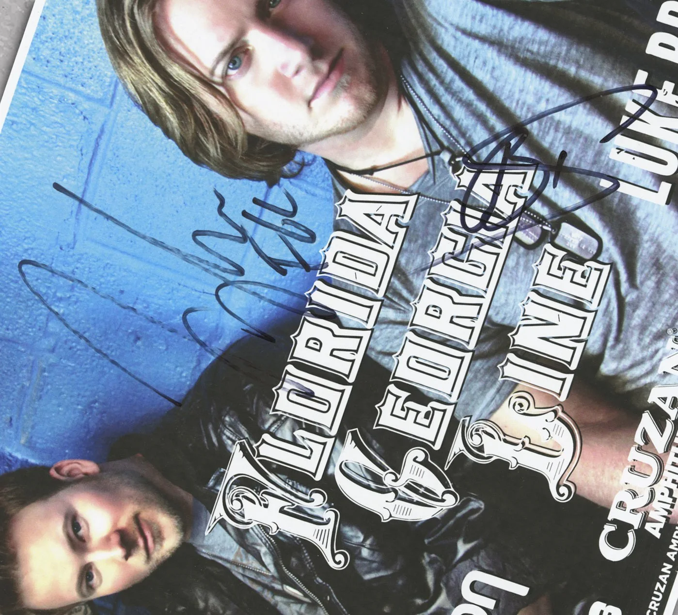 Florida Georgia Line autographed gig poster Tyler Hubbard and Brian Kelley, изображение 2