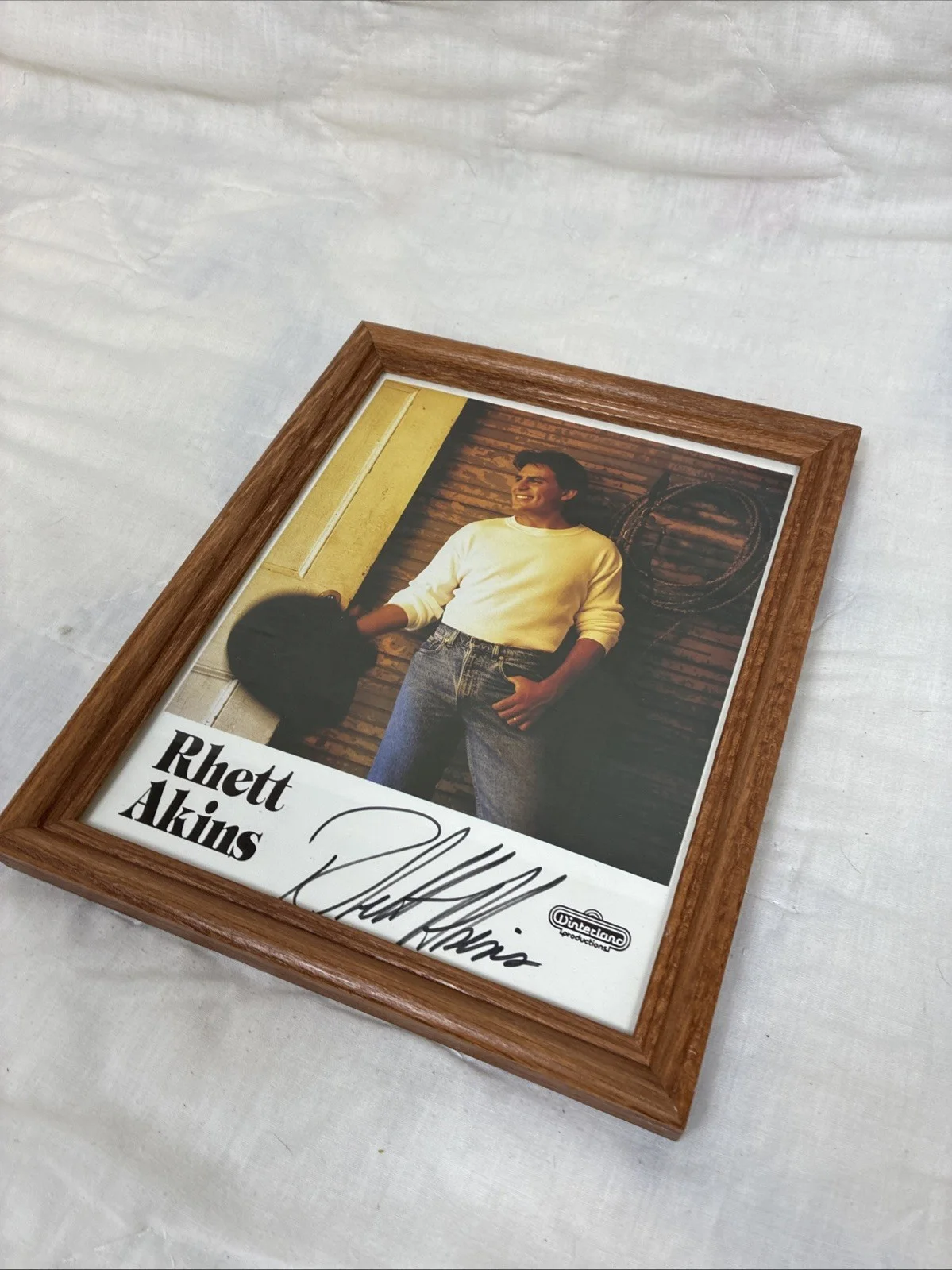 Rhett Akins Autographed 8x10 Photo Signed Country Music Memorabilia Winterland, изображение 3