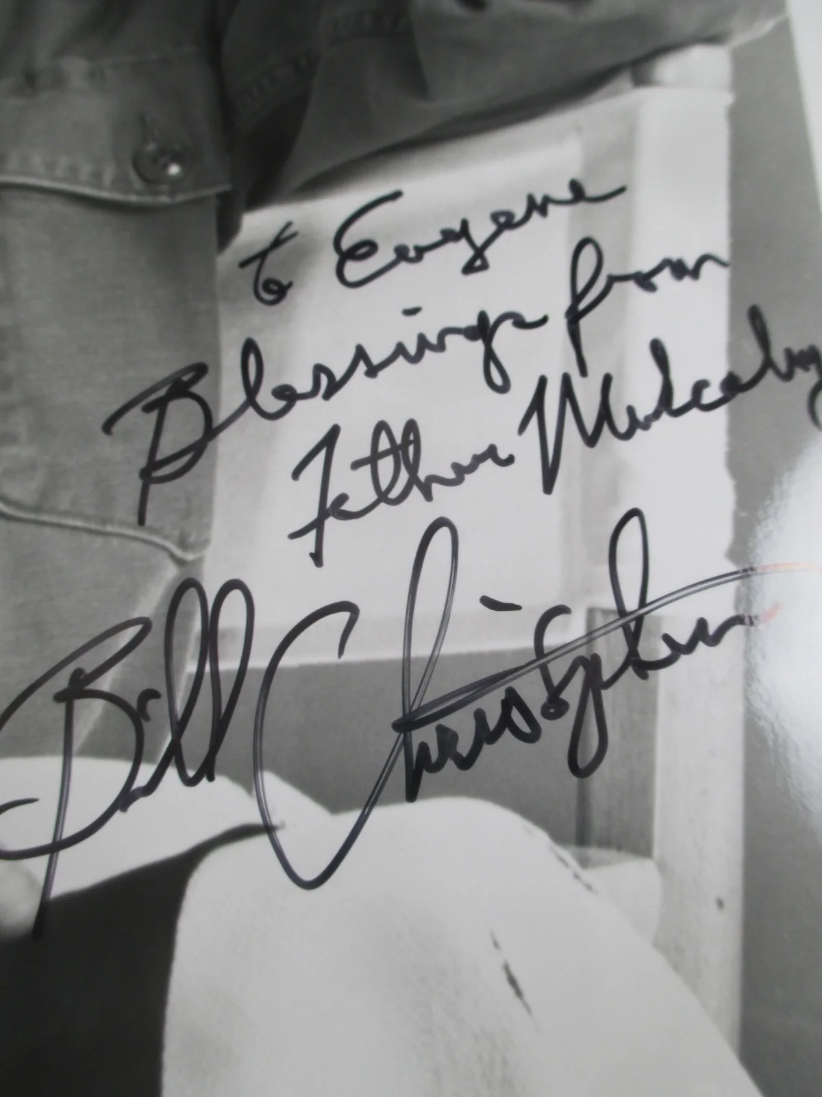 William Christopher — William Christopher Bill Autographed Photo 8x10 Actor TV MASH Gomer Pyle star, изображение 3