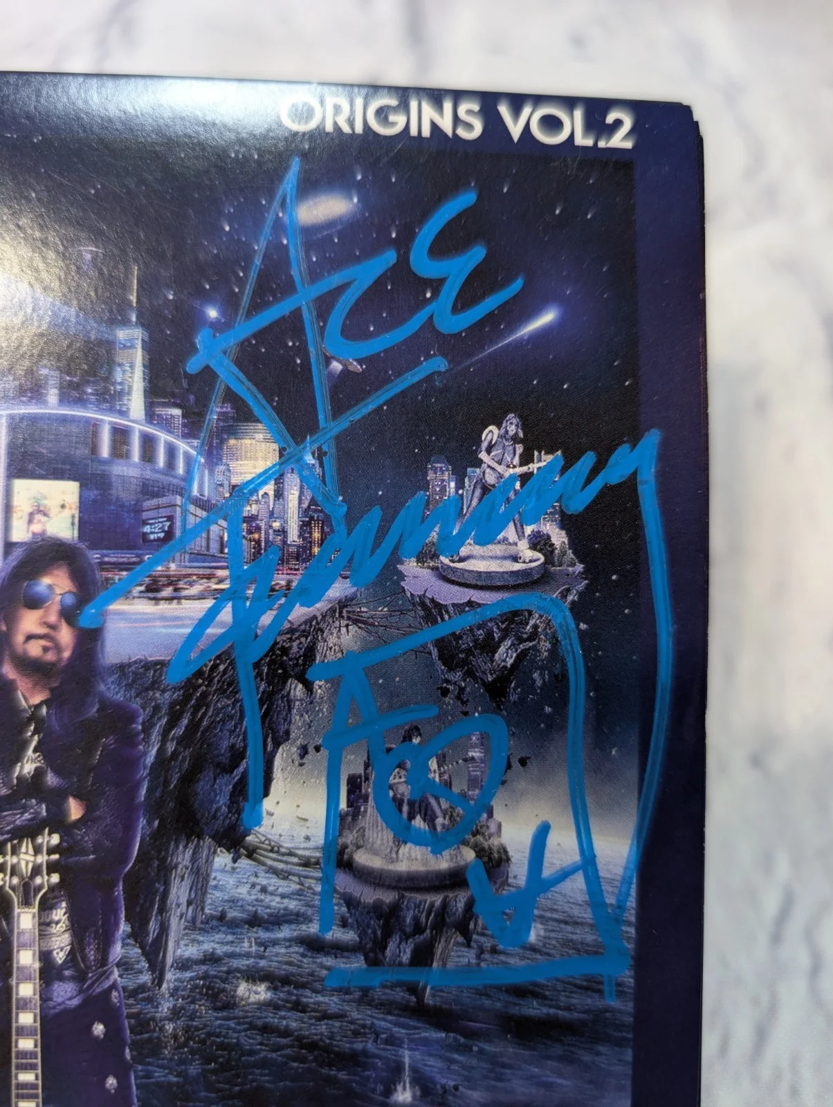 ACE FREHLEY SIGNED ORIGINS VOL. VOLUME 2 CD KISS SPACE ACE AUTOGRAPHED, image 2
