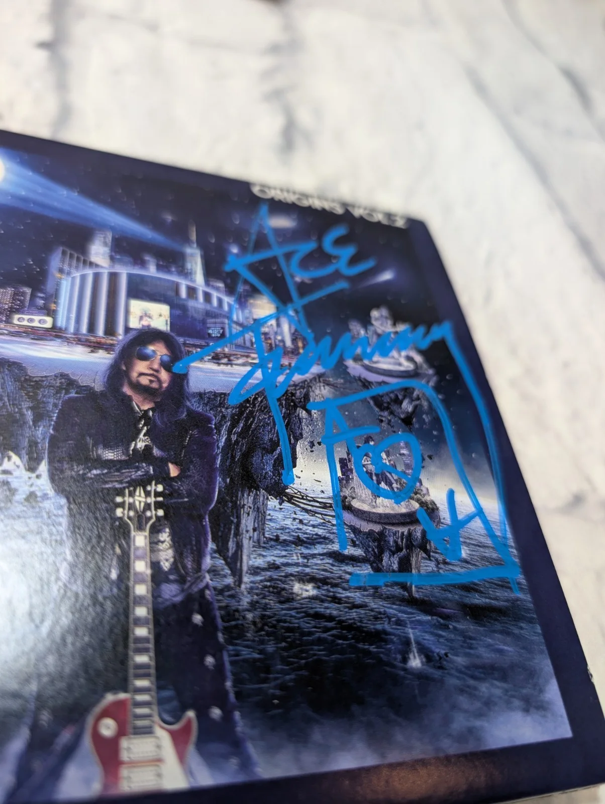 ACE FREHLEY SIGNED ORIGINS VOL. VOLUME 2 CD KISS SPACE ACE AUTOGRAPHED, image 3