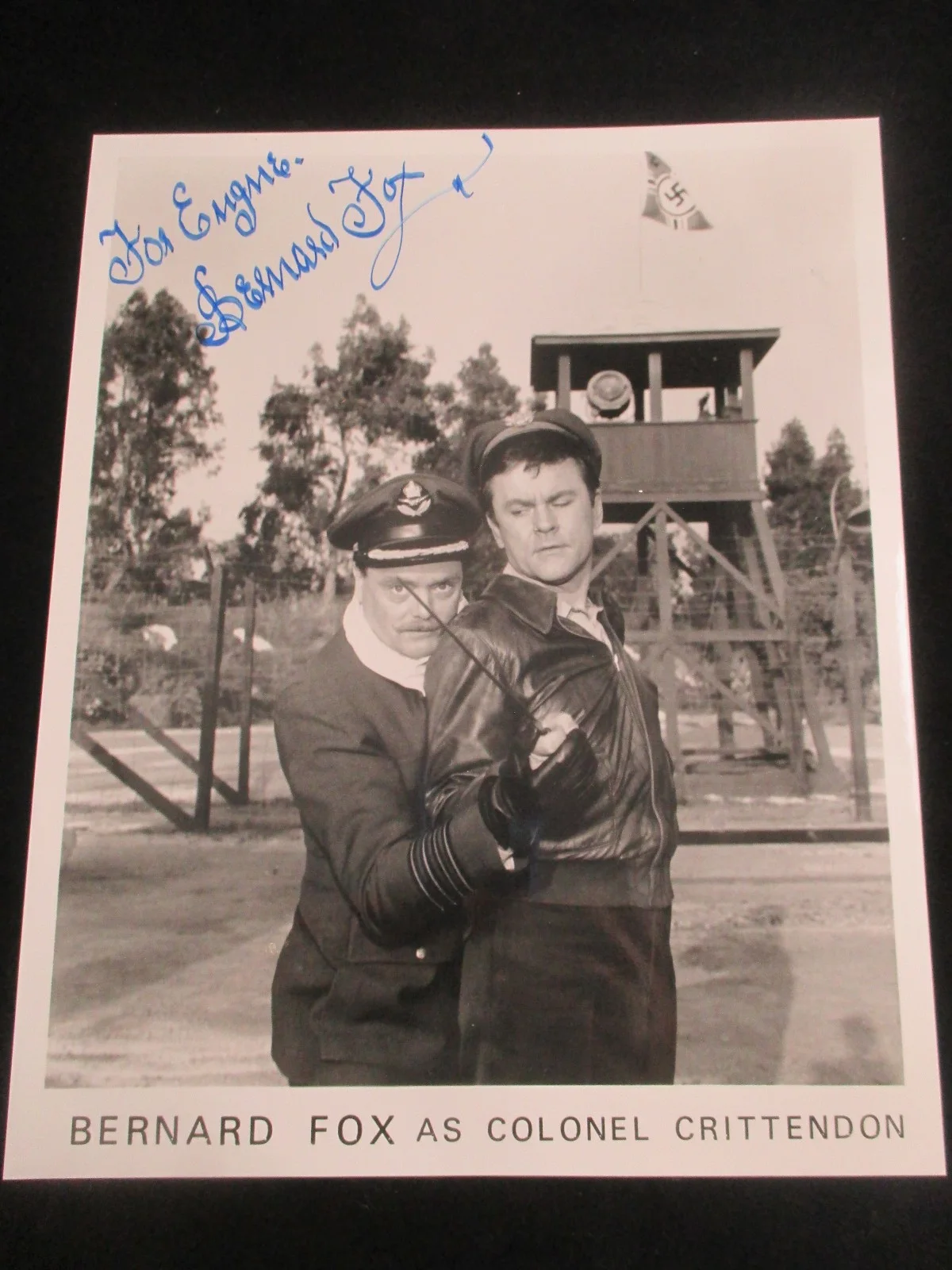 HOGANS HEROS - BERNARD FOX - Signed Original 8x10 Photo Col CRITTENDON Unique, изображение 4