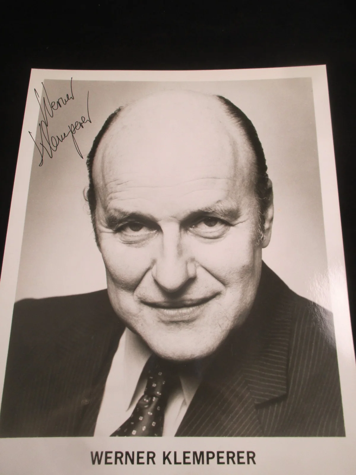 WERNER KLEMPERER — WERNER KLEMPERER AUTOGRAPHED 8X10 HOGANS HEROES #2 COL. KLINK, image 4