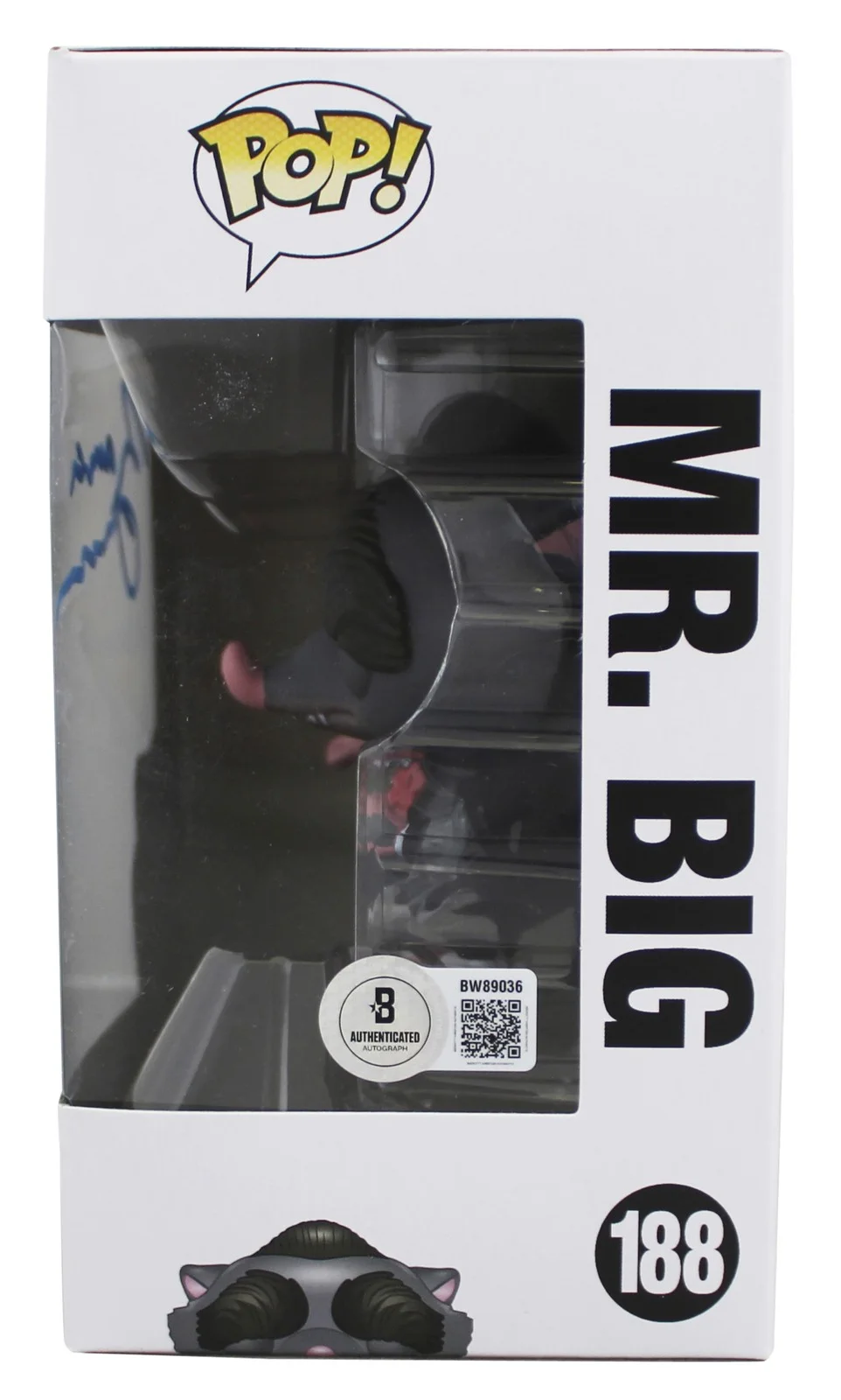 Maurice LaMarche — Maurice LaMarche Zootopia Signed Mr. Big #188 Funko Pop Figure BAS #BW89036, изображение 3