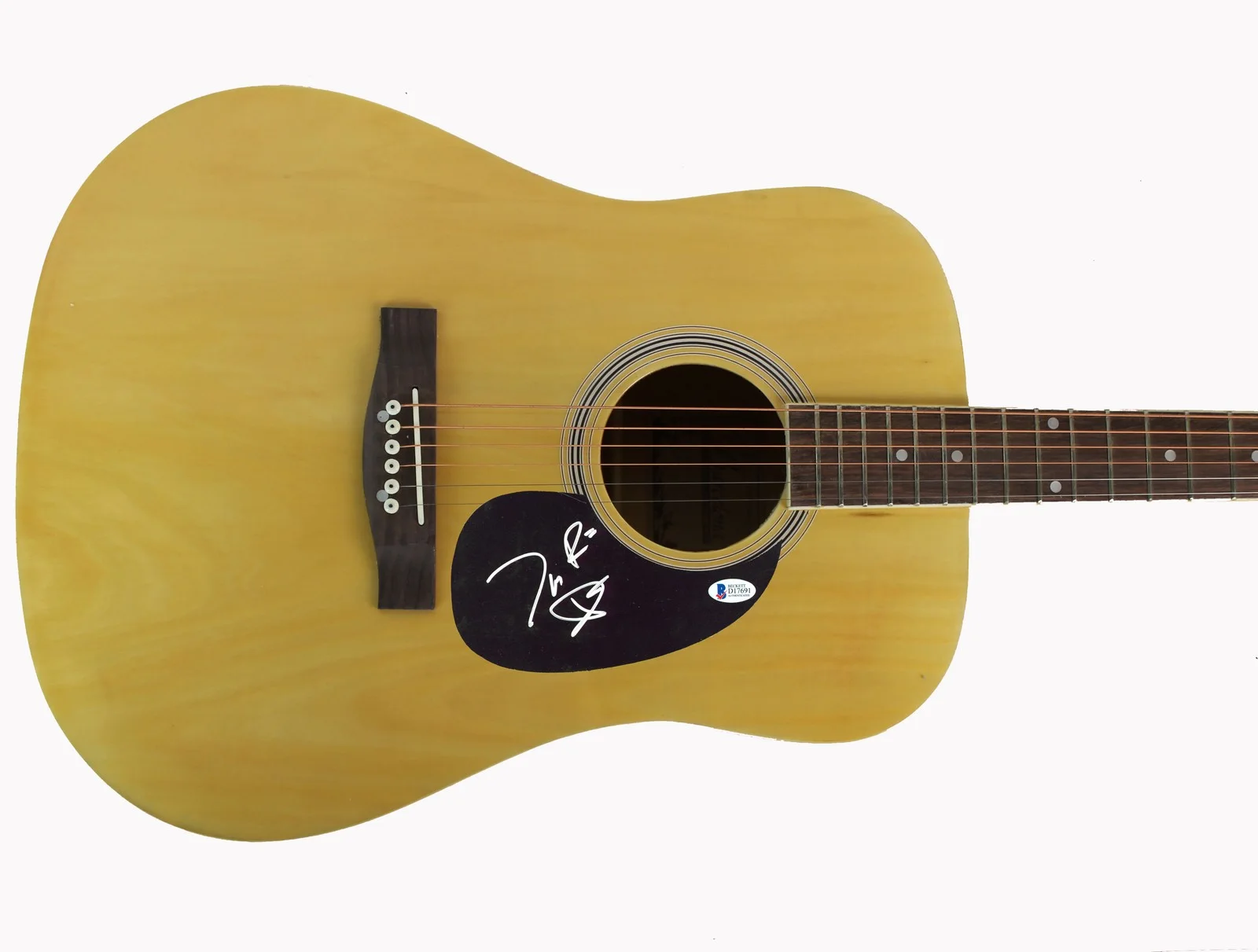 Joe Don Rooney — Joe Don Rooney Rascal Flatts Signed Natural Acoustic Guitar PSA/DNA #D17691