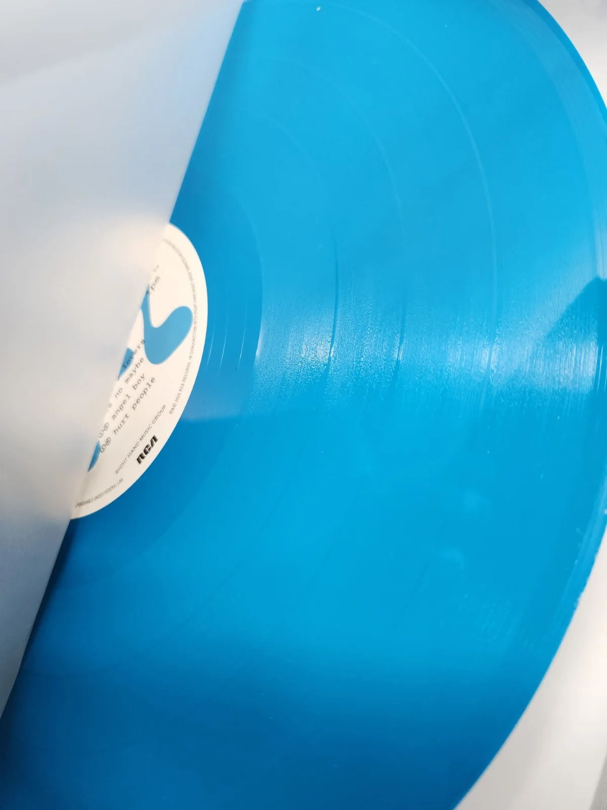 Khalid Hand Signed After The Sun Goes Down Blue Vinyl, image 4