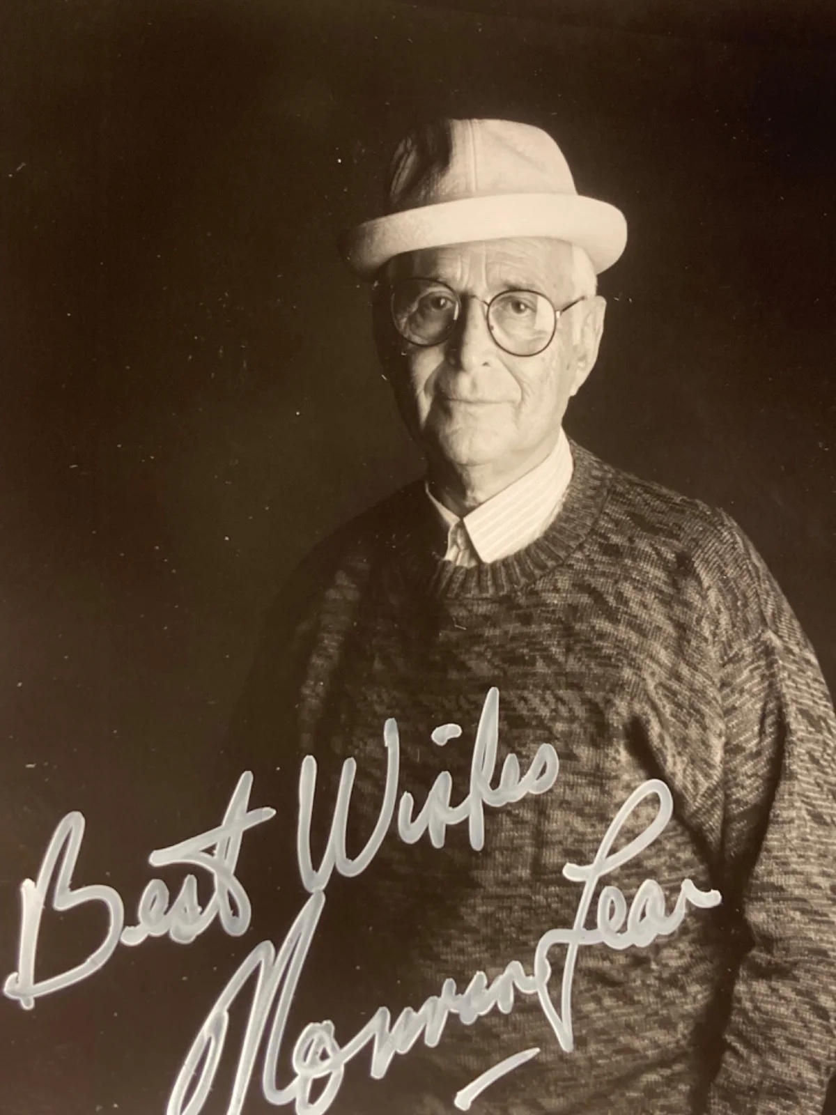 Hand SIGNED Norman Lear 8x10 Photo (Nice White Marker) All In The Family, image 4