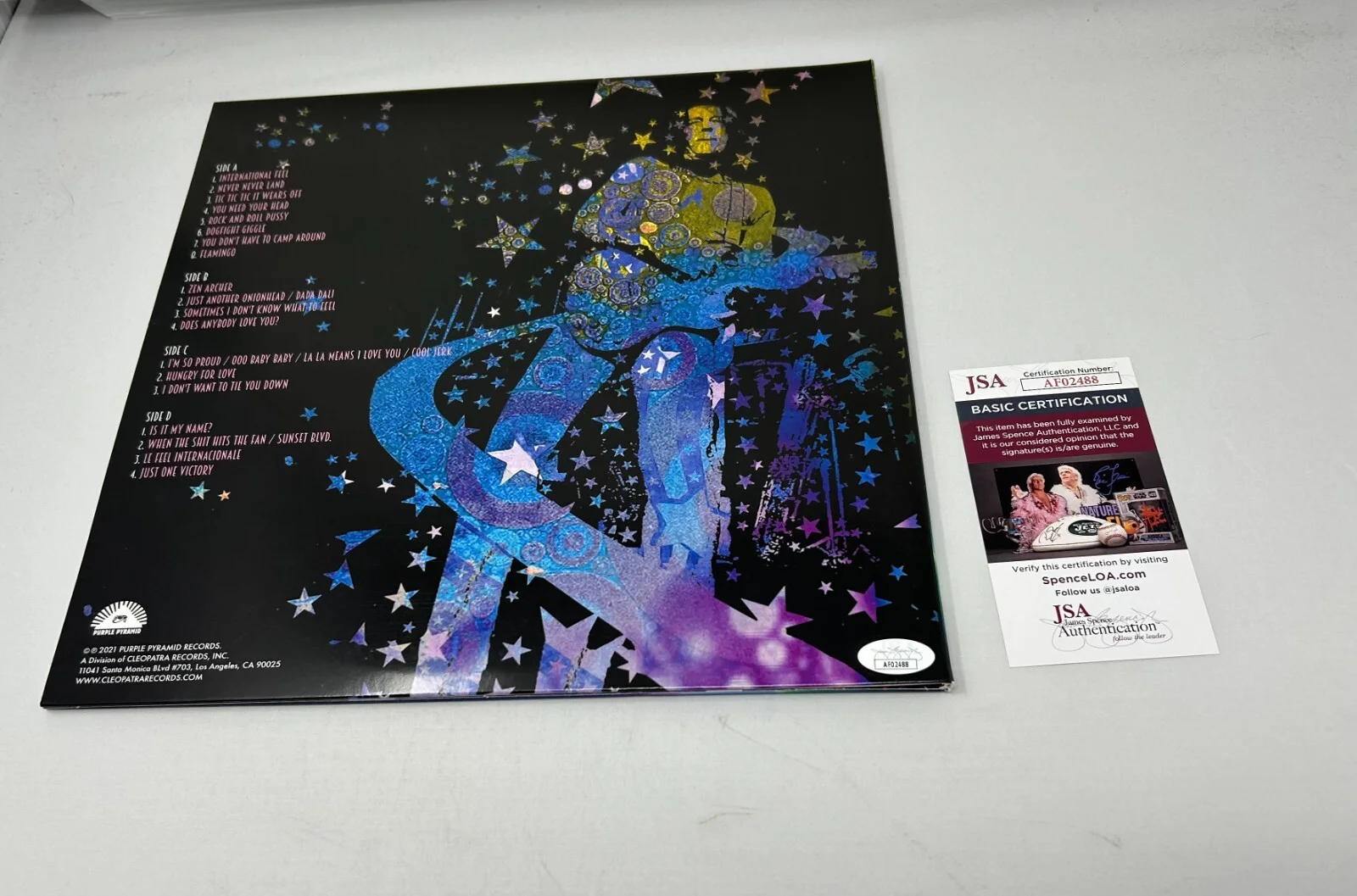 Todd Rundgren signed A Wizard A True Star... Live Album JSA COA, image 2
