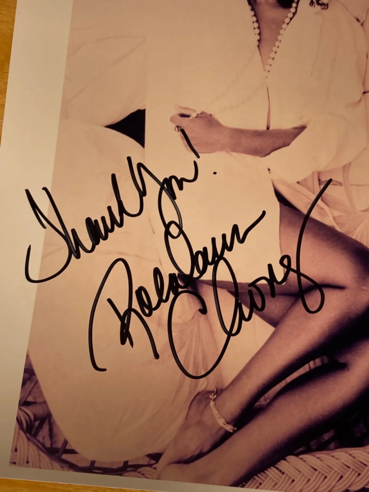 Hand SIGNED Rae Dawn Chong 8x10 Vintage Photo - Stony Island, Quest for Fire, et, image 3